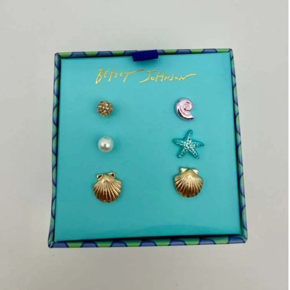 Betsey Johnson Seabed Critters Fish Statement Ring‎ - Multi-Color Crystals - NWT